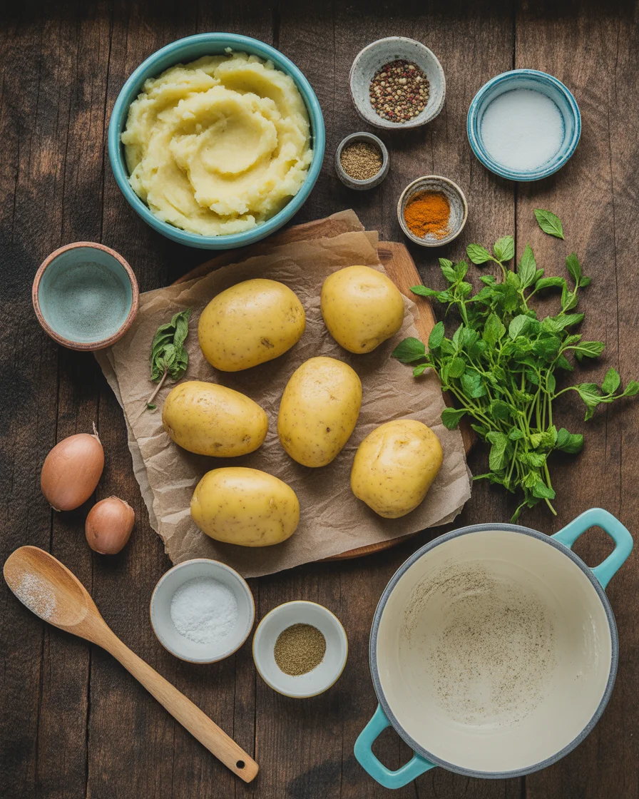 Quick & Easy Stuffed Potato Cakes