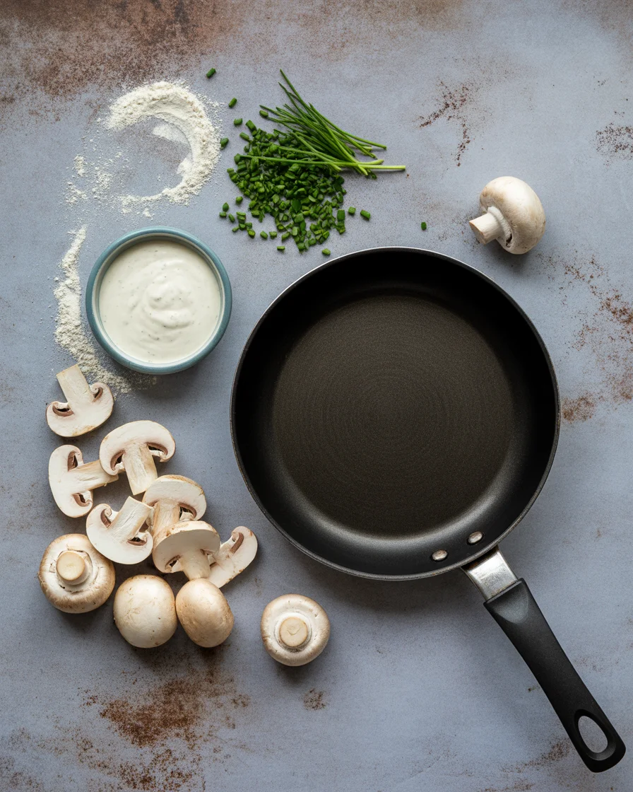 Fried Sliced Mushrooms with Ranch