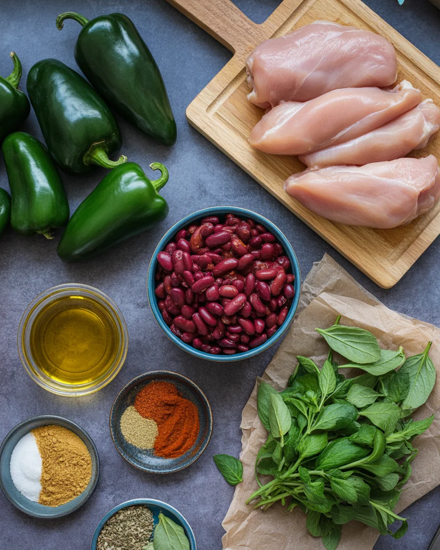 Poblano Chicken Chili