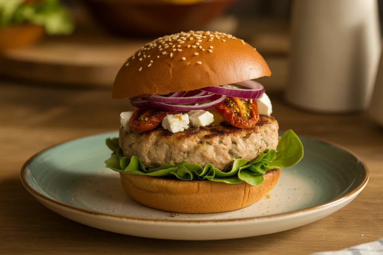 Savory Sun-Dried Tomato Turkey Burgers for a Flavorful Meal 6 Sun-Dried Tomato Turkey Burgers