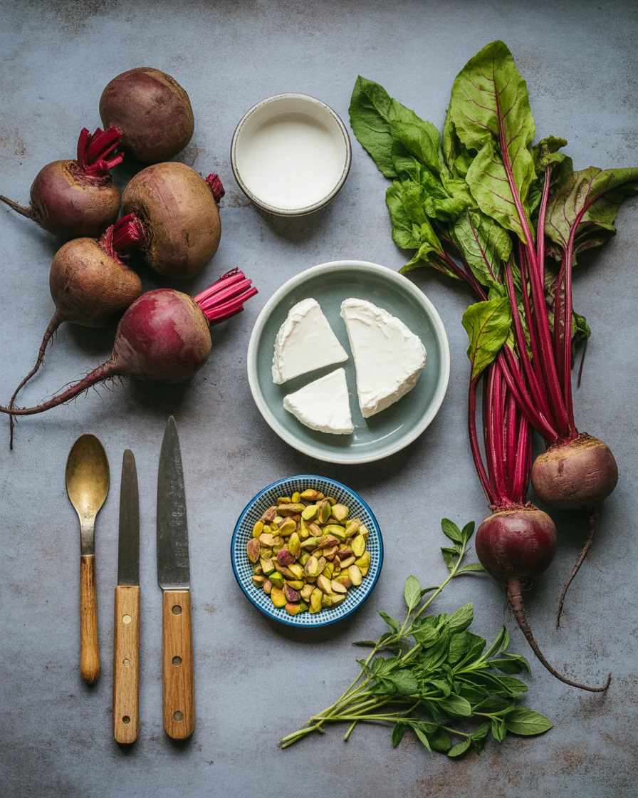 This Roasted Beet & Goat Cheese Log