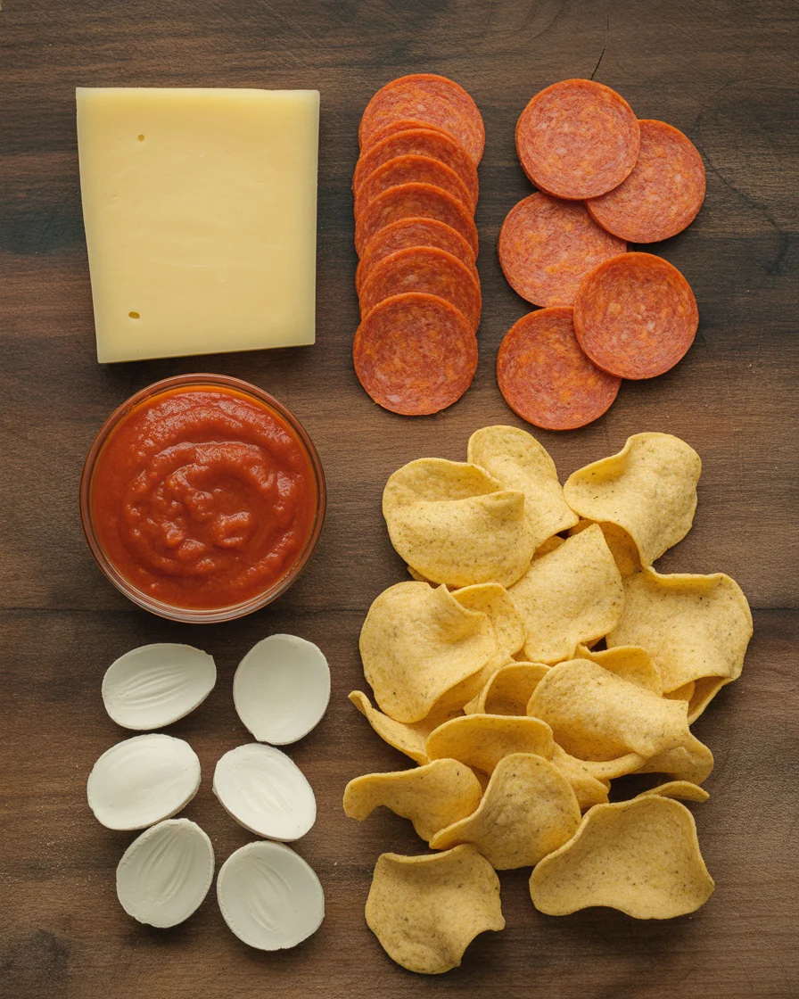 Easy Delicious 2 Ingredient Pizza Chips