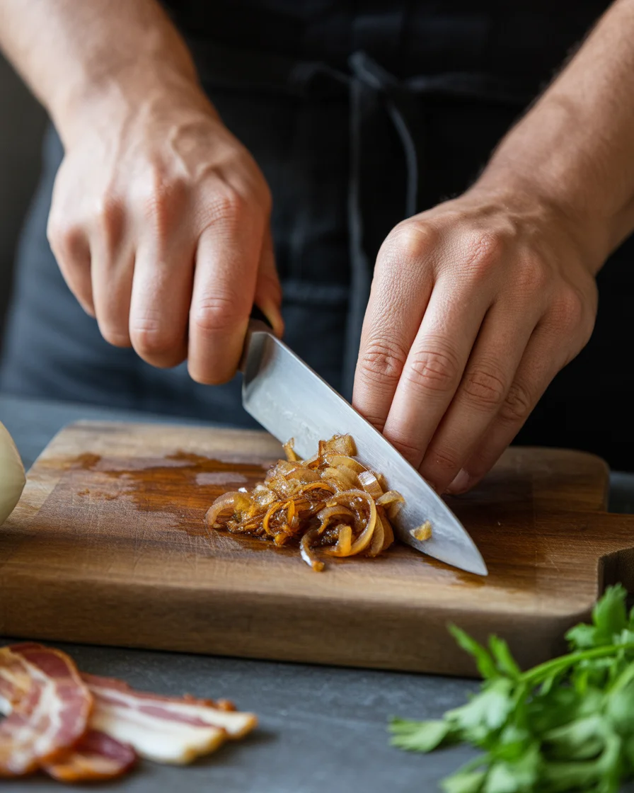 Caramelized Onion and Bacon Quiche