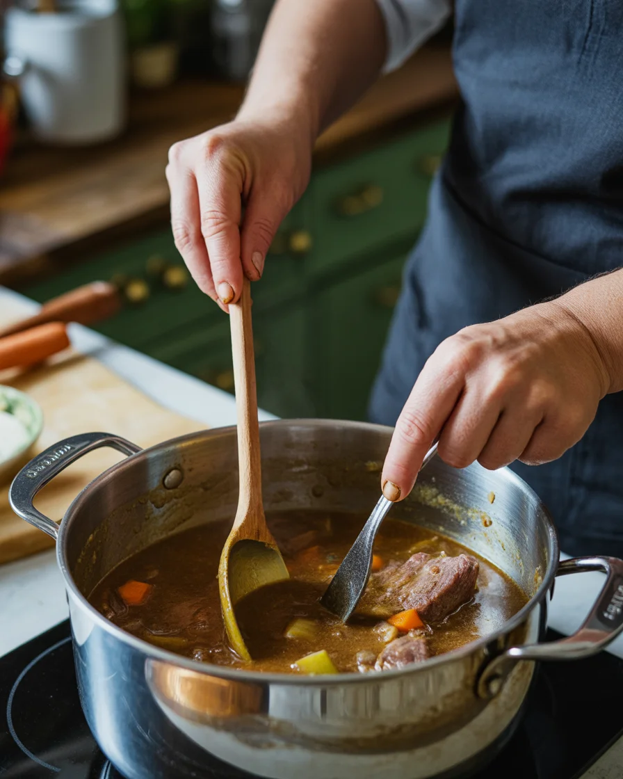 Slow-Cooked Lamb Shanks with Herb-Infused Gravy