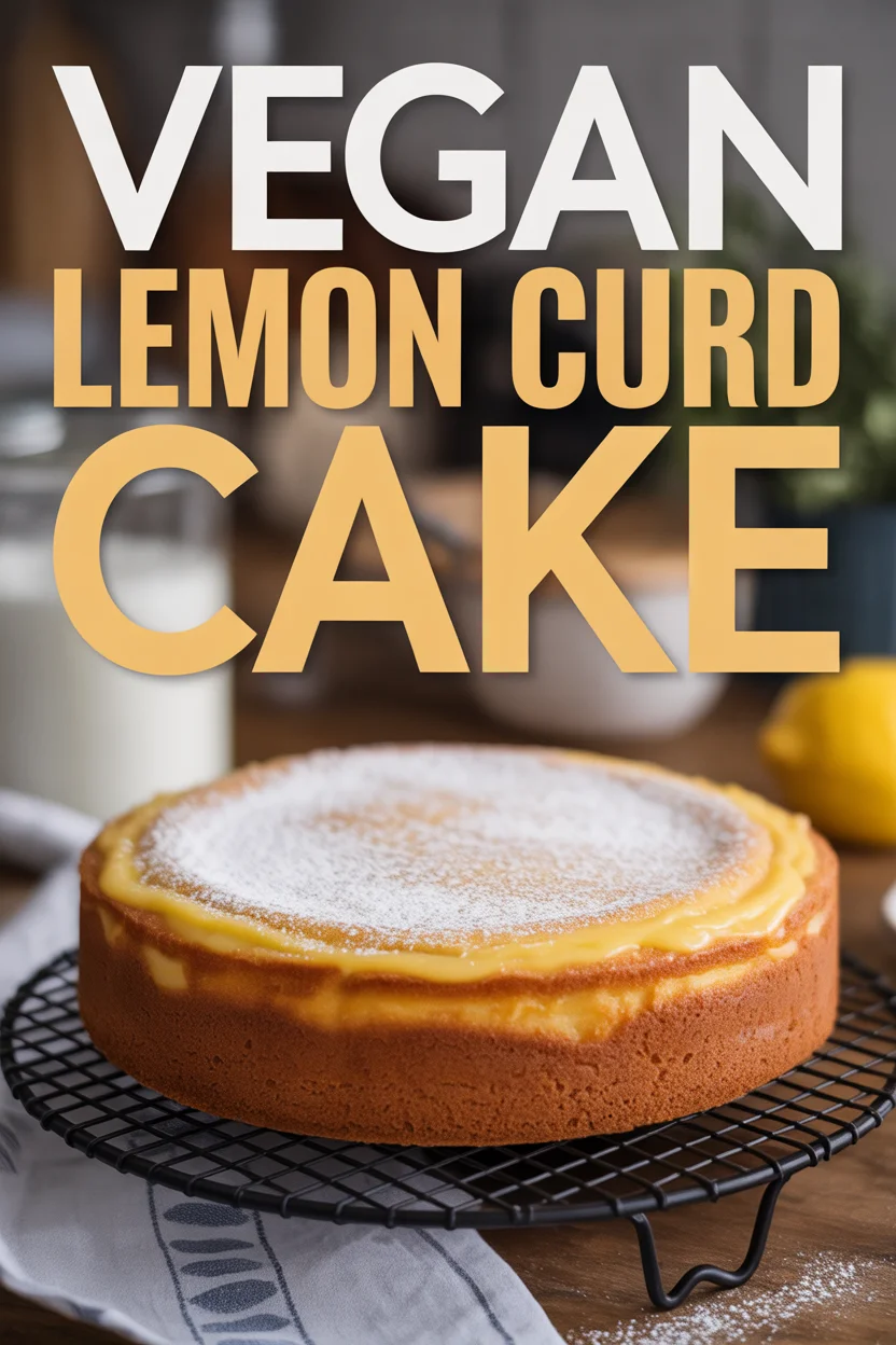 Vegan Lemon Curd Cake