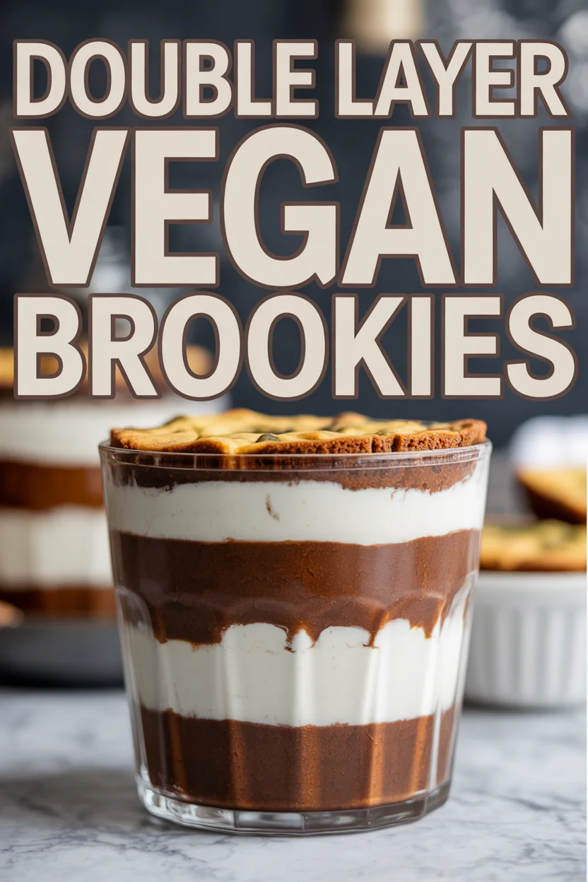 Double Layer Vegan Brookies