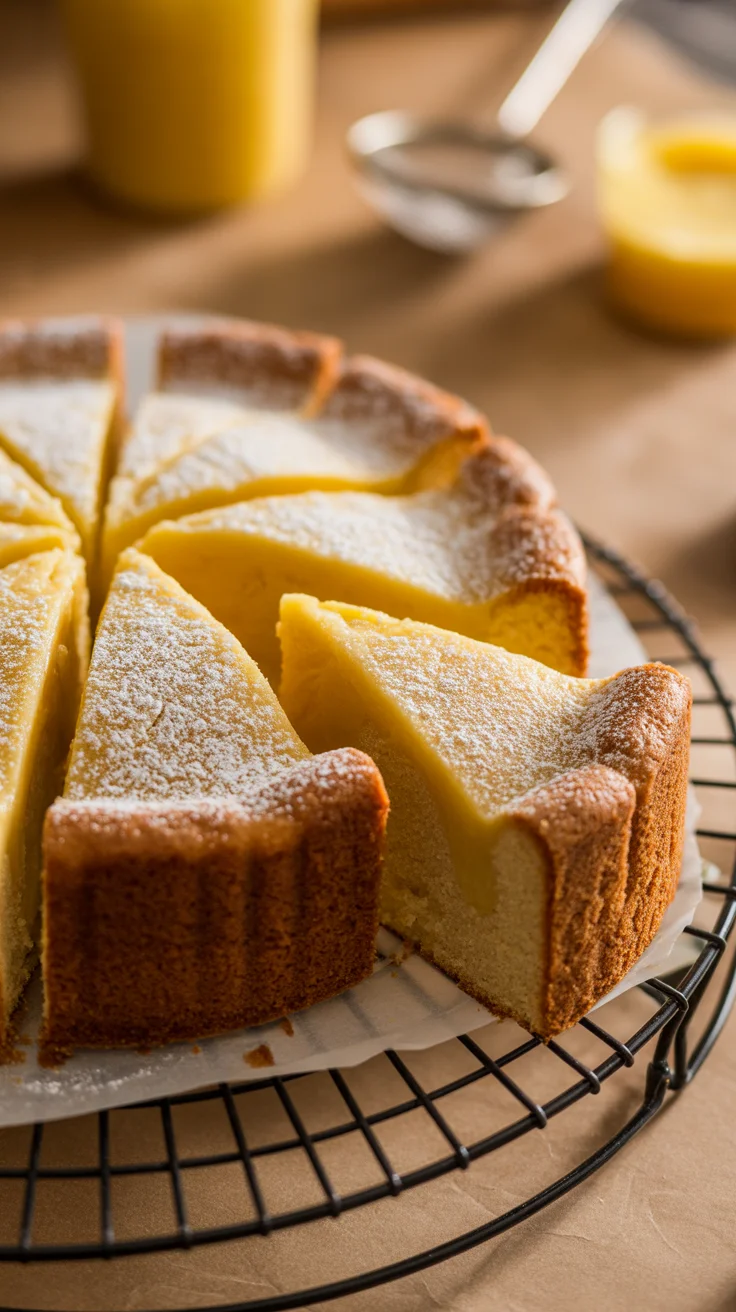 Vegan Lemon Curd Cake