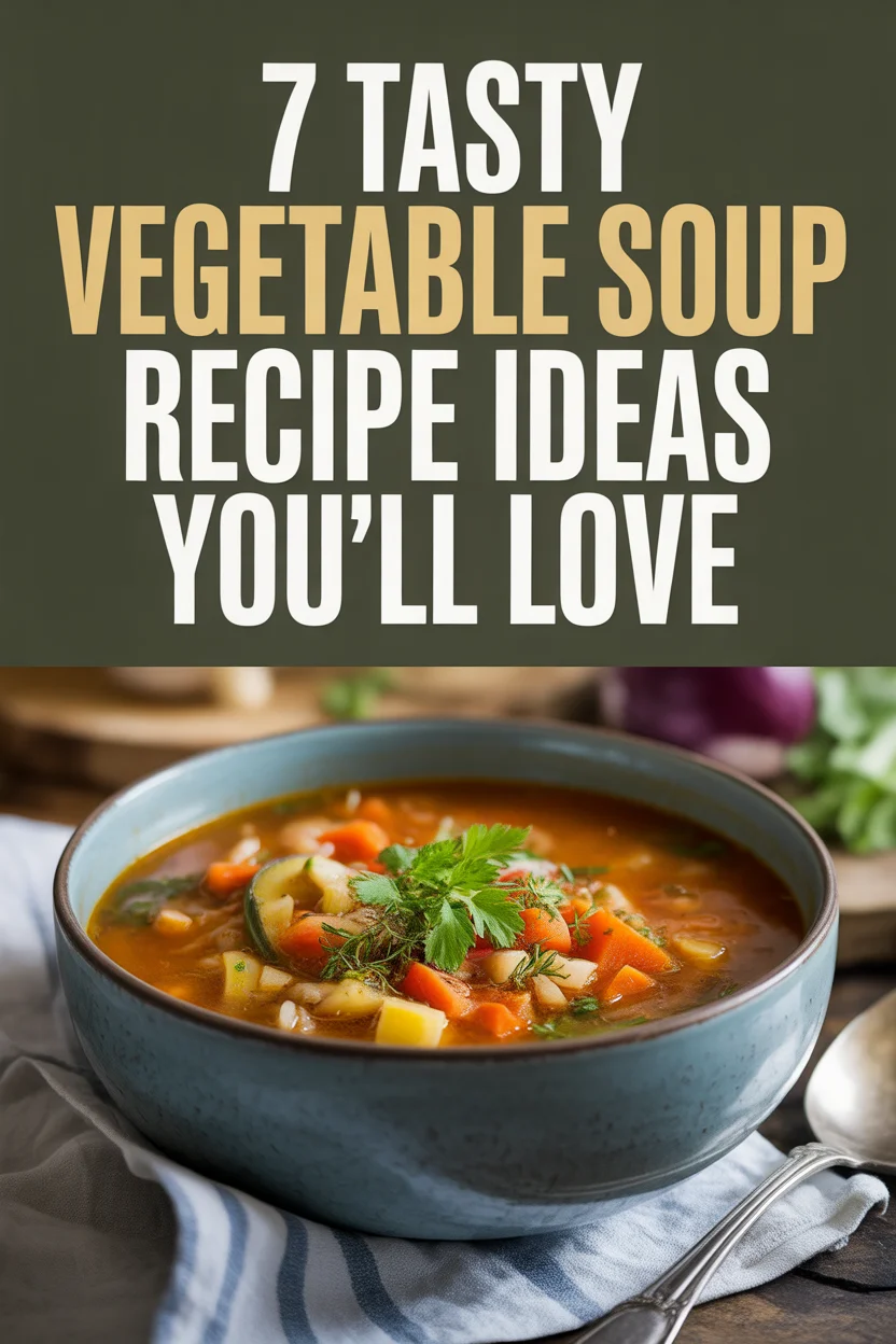 7 Tasty Vegetable Soup Recipe Ideas You’ll Love 5 vegetable soup recipe