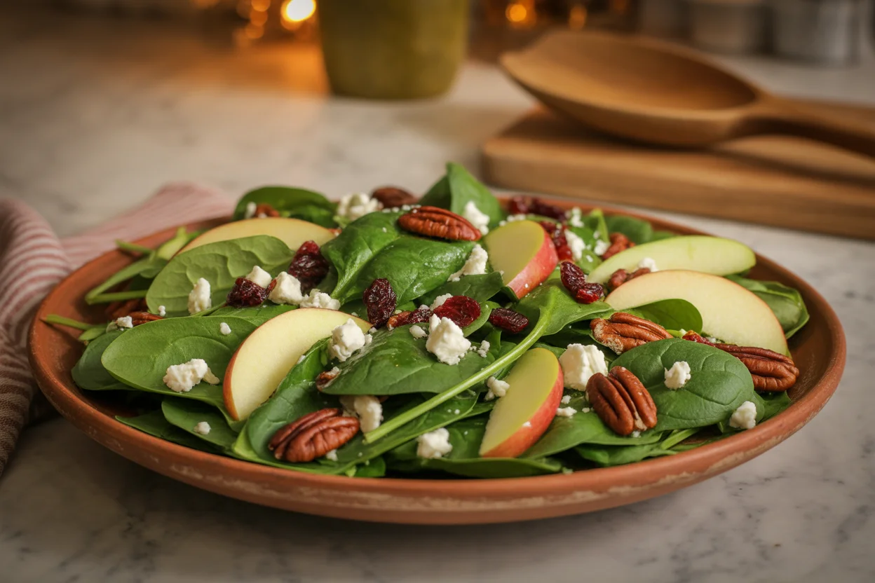 7 Delicious Spinach Salad Recipes You’ll Love to Make 2 spinach salad recipes