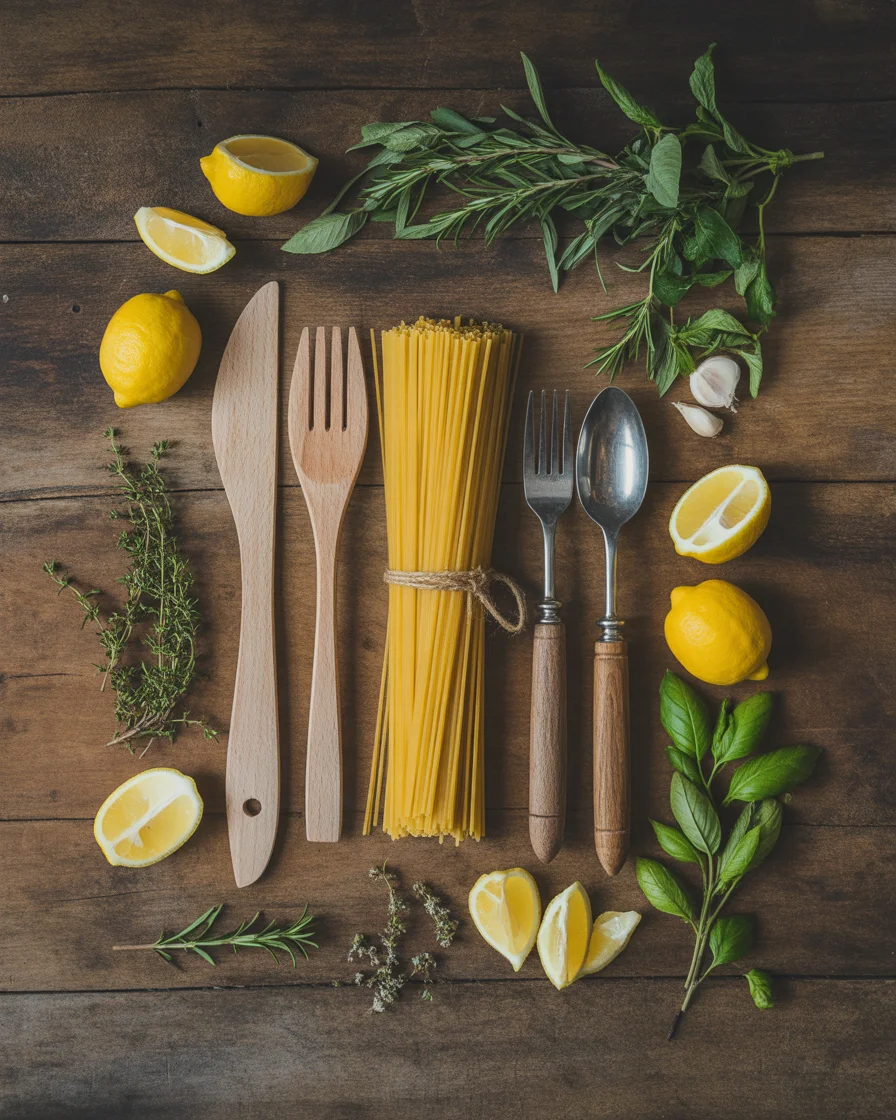 Saucy Sausage and Lemon Pasta