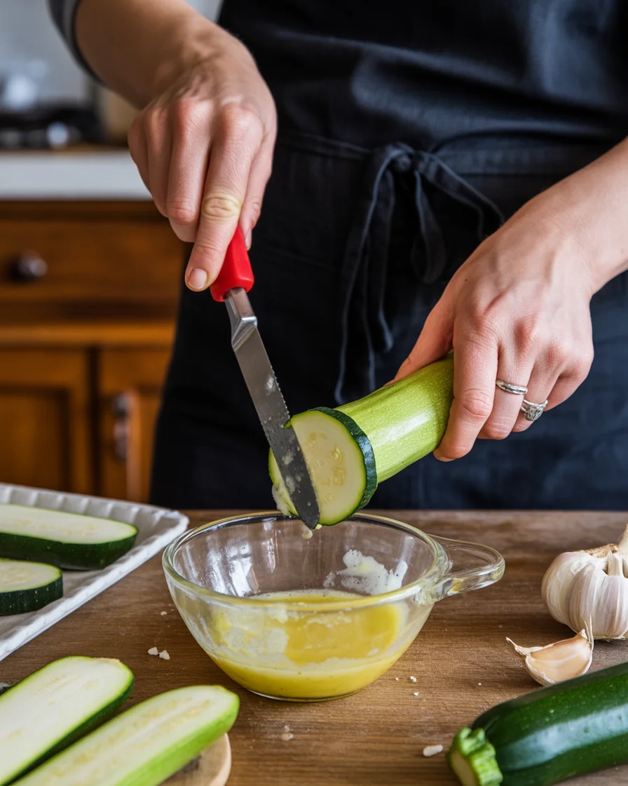 Garlic Butter Zucchini Skewers