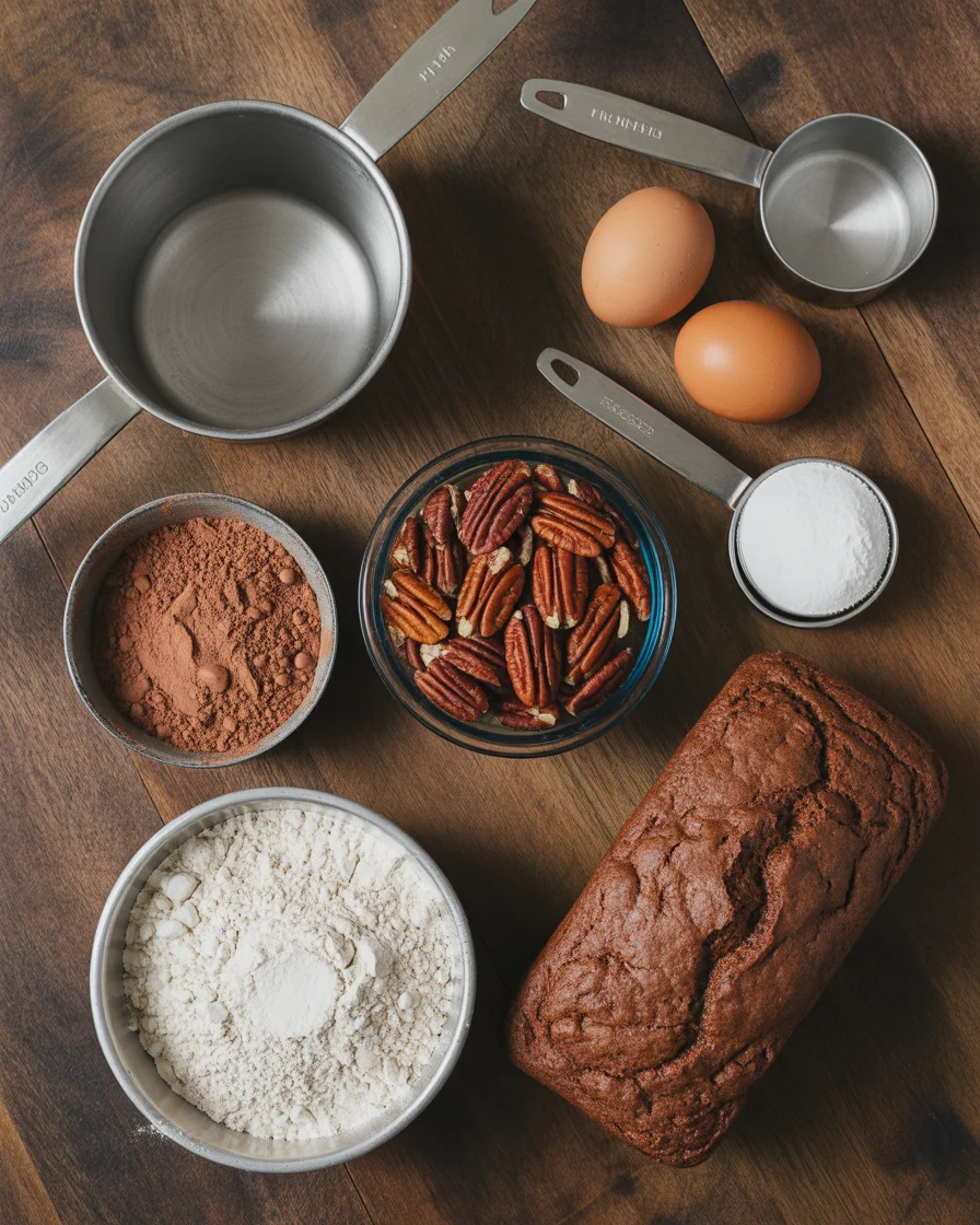 Luscious Chocolate Pecan Loaf