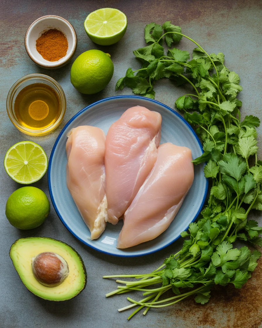 Honey Lime Chicken & Avocado Rice Stack