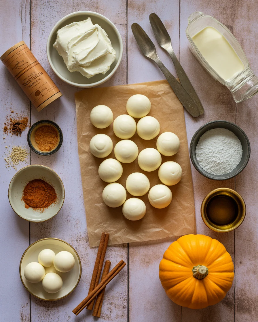 No-Bake Pumpkin Cheesecake Balls