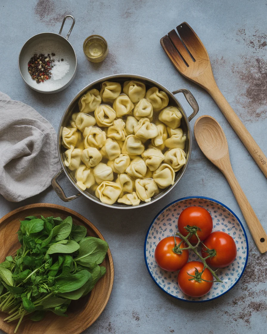 Deliciously Comforting Spinach Tortellini Soup