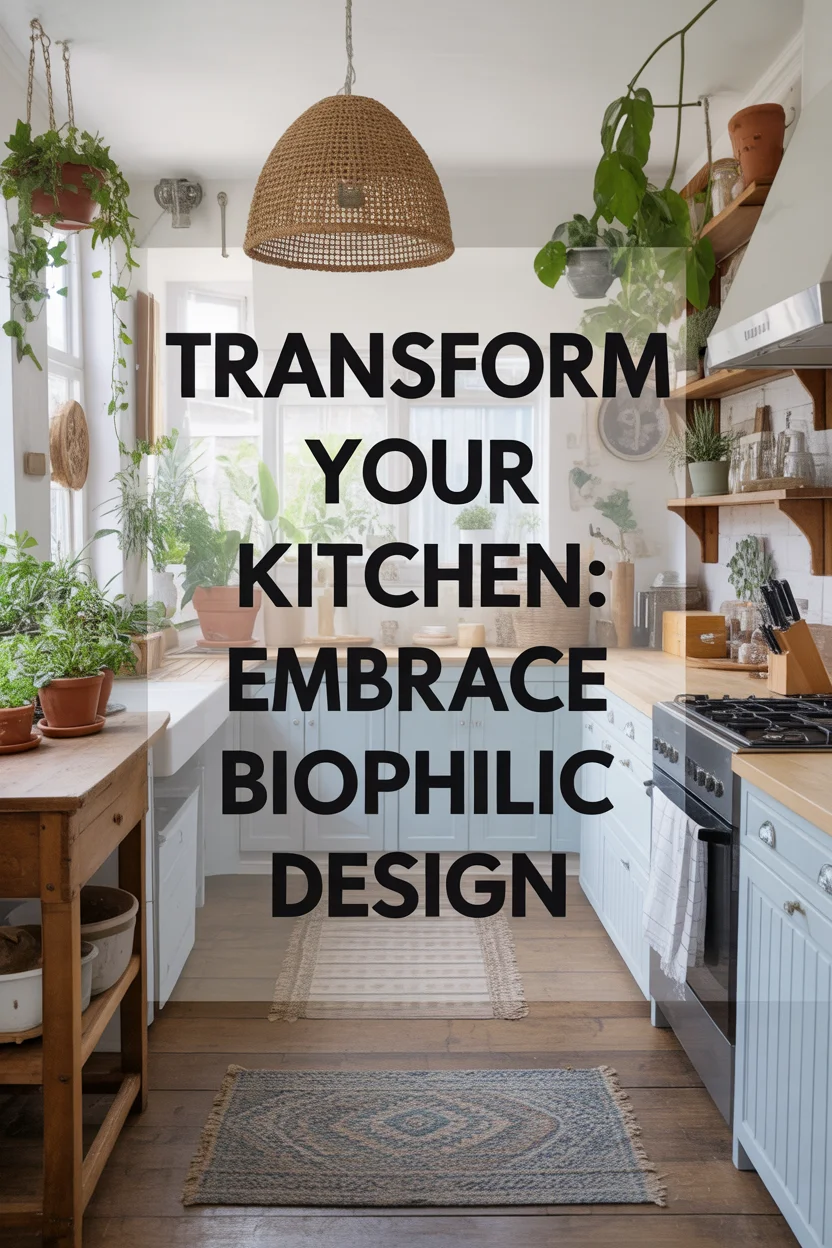 Transform Your Cooking Space: Embrace Biophilic Design Kitchen