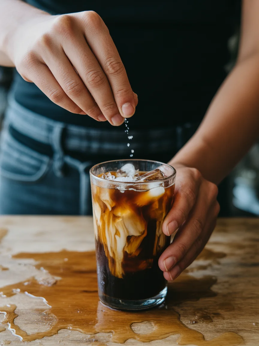 Theory behind: Why people put salt in their coffee.