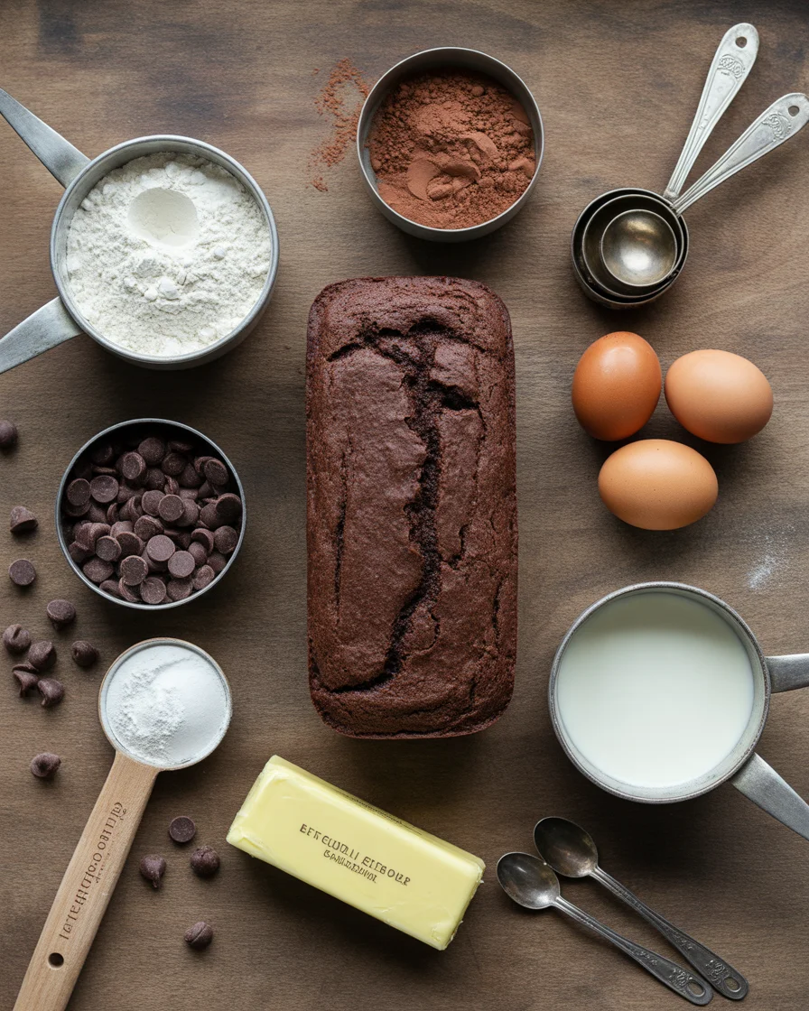Hot Fudge Brownie Bread