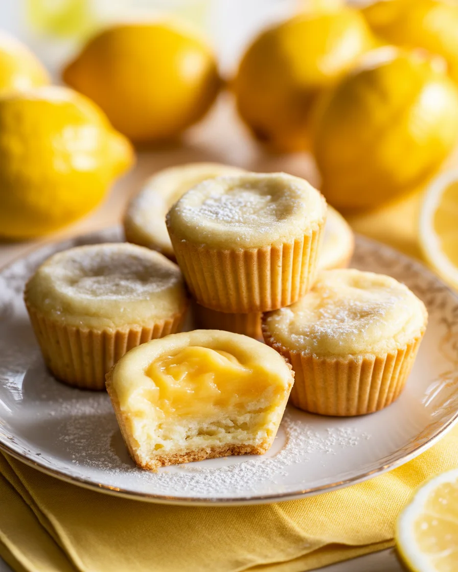 Mouthwatering Lemon Bar Cookie Cups
