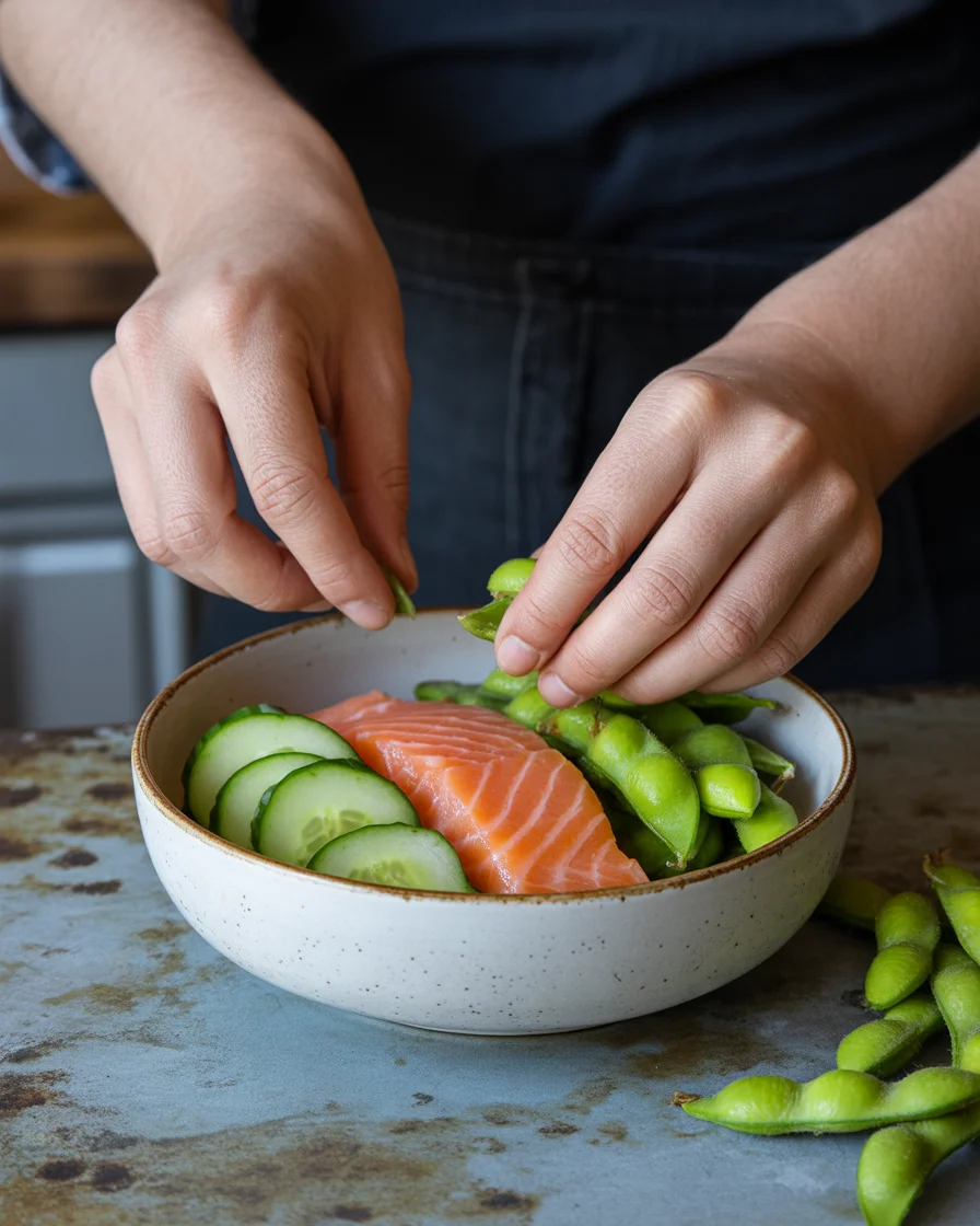 Delicious Teriyaki Salmon Bowl (Air Fryer or Oven) Recipe