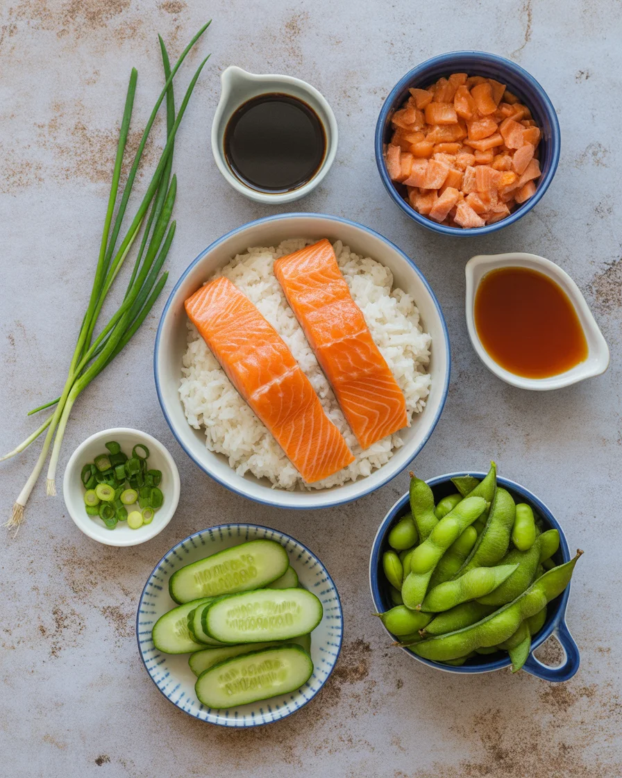 Teriyaki Salmon Bowl (Air Fryer or Oven)