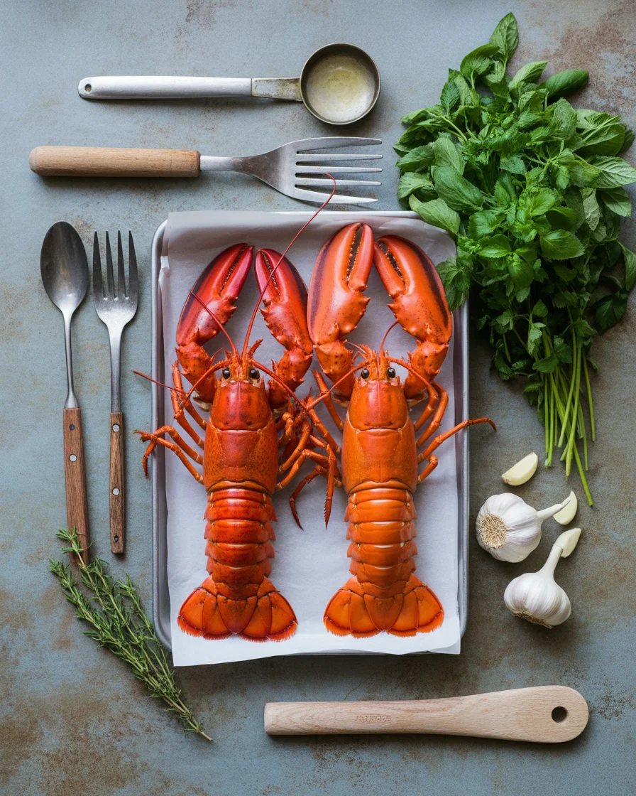 Sizzling Grilled Lobster Tails with Herb Garlic Butter