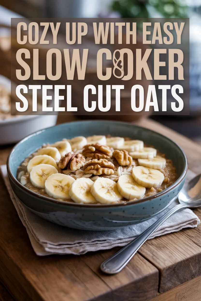Slow Cooker Steel Cut Oats