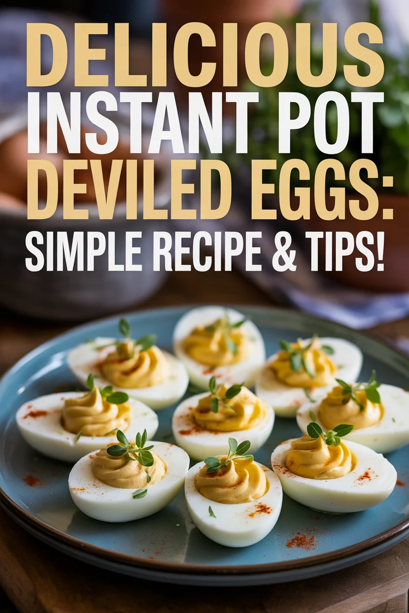 Delicious Instant Pot Deviled Eggs: Simple Recipe & Tips!