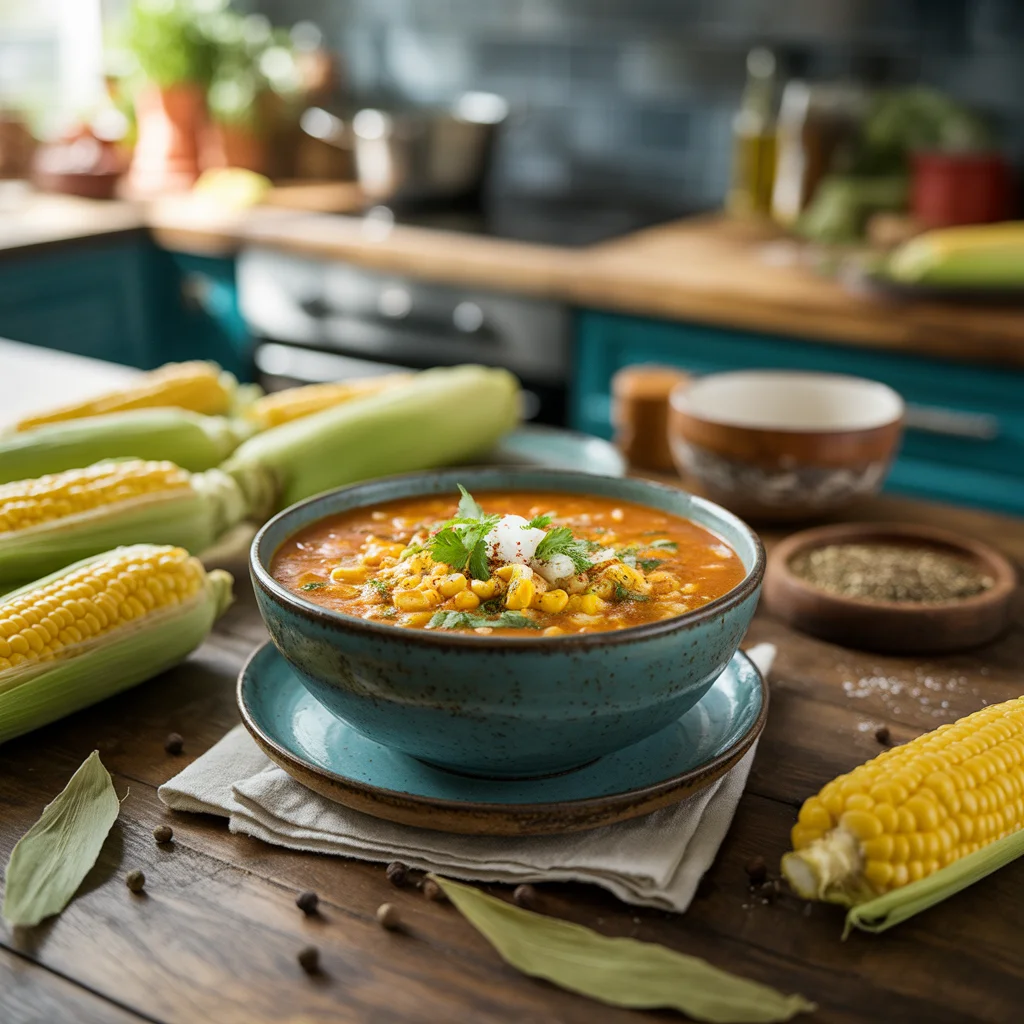 Mexican Street Corn Soup Crockpot Recipe