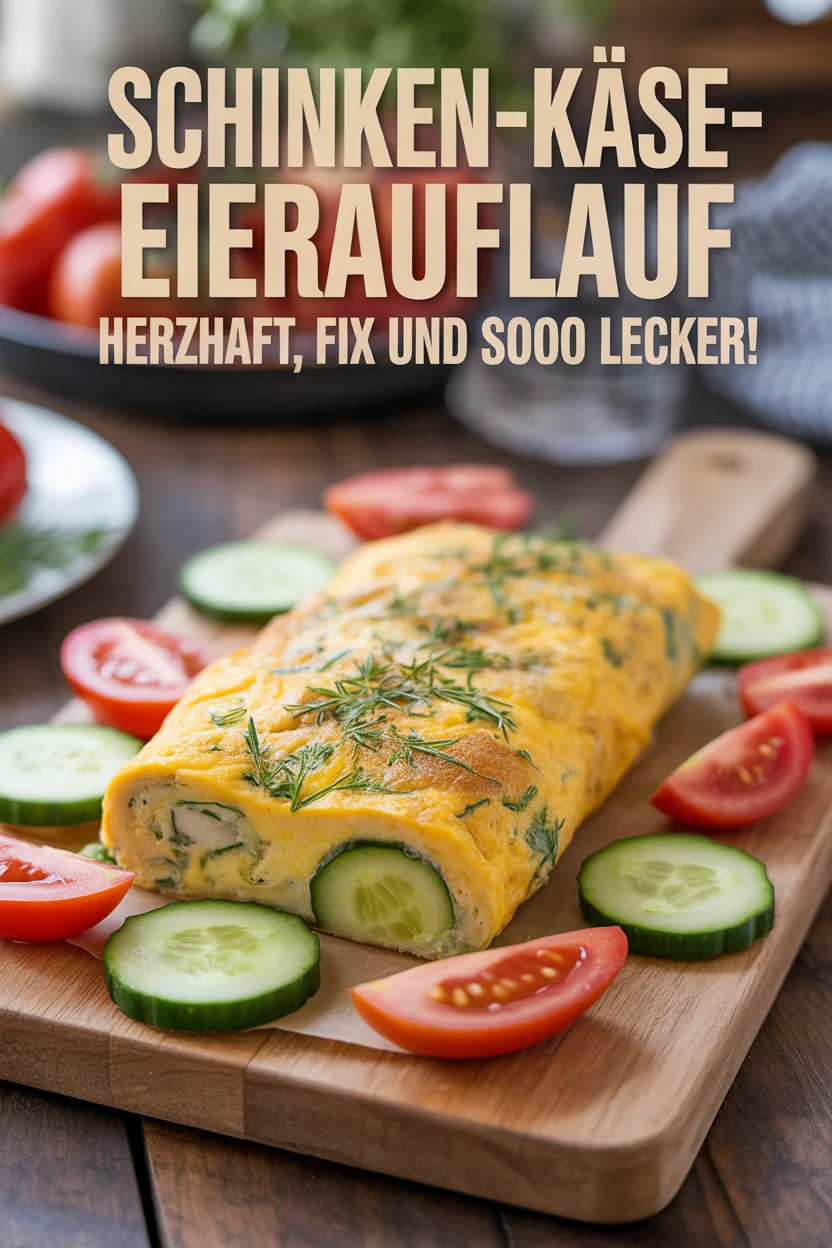 Schinken-Käse-Eierauflauf – herzhaft, fix und sooo lecker!