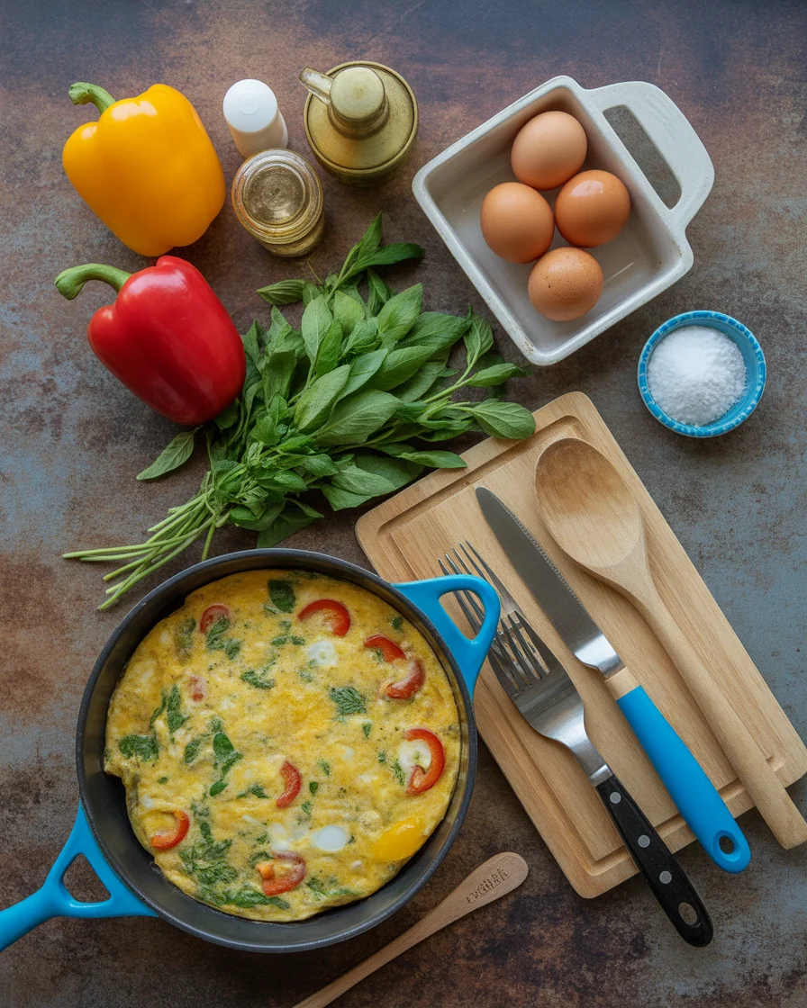 Easy Tortilla Egg Bake