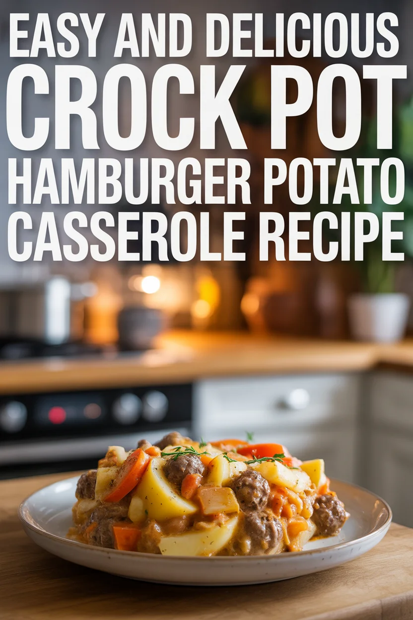 Crock Pot Hamburger Potato Casserole