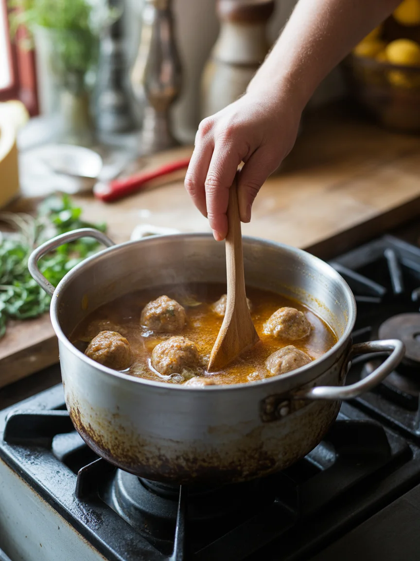Italian Meatball Soup