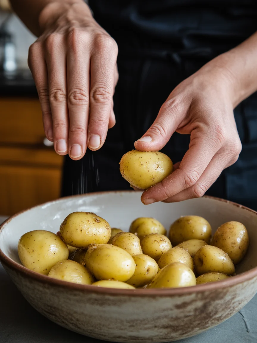 Deliciously Crispy Parmesan Crusted Baby Potatoes You’ll Love