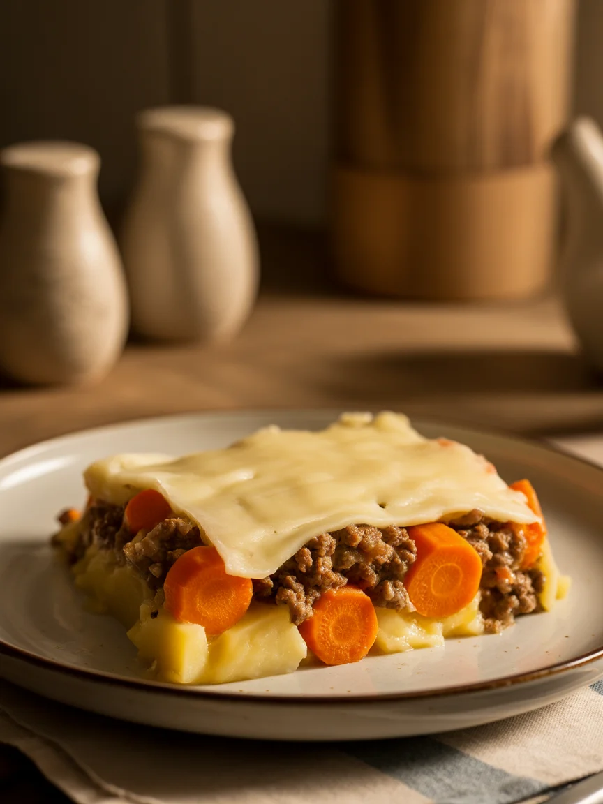 Crock Pot Hamburger Potato Casserole