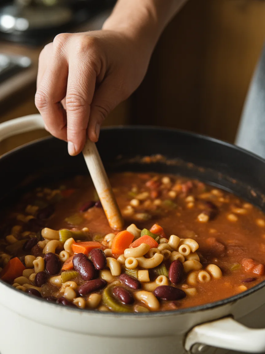 Hearty Italian Pasta Fagioli Soup