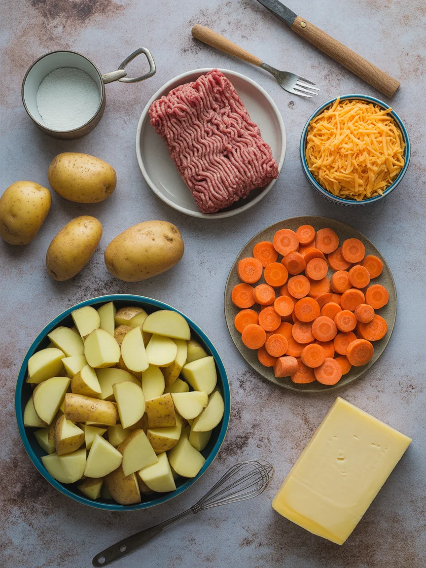 Crock Pot Hamburger Potato Casserole