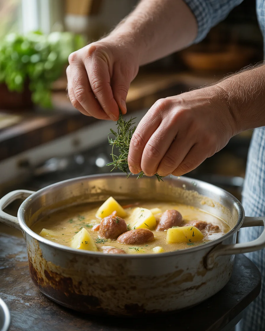 Rich and Creamy Sausage and Potato Soup