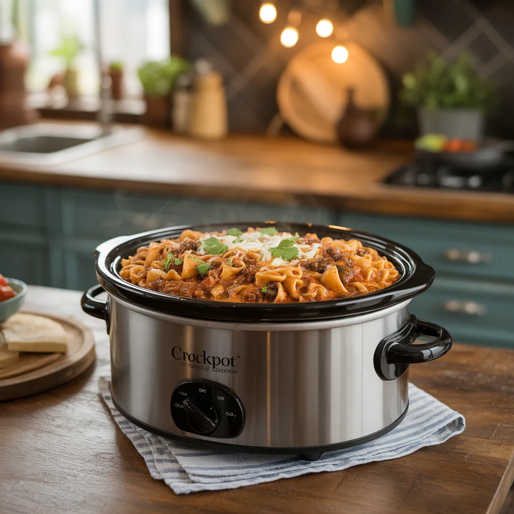 Crockpot Taco Pasta