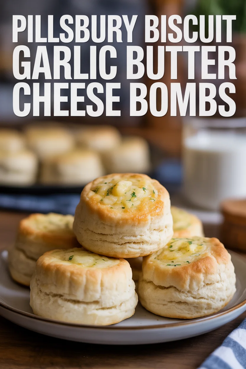 Pillsbury Biscuit Garlic Butter Cheese Bombs