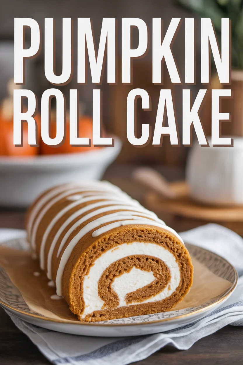 Pumpkin Roll Cake