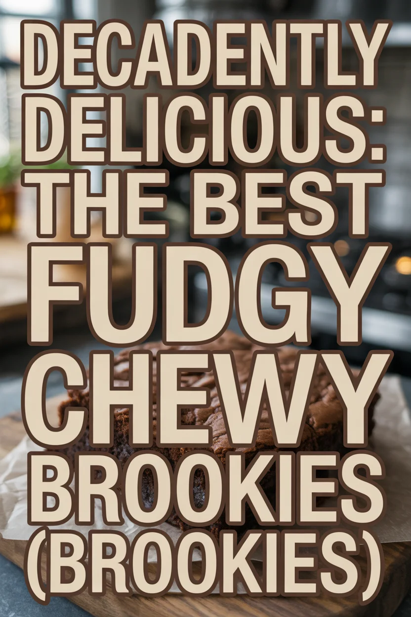 Decadently Delicious: The Best Fudgy Chewy Browkies (Brookies) 10 The Best Fudgy Chewy Browkies (Brookies)