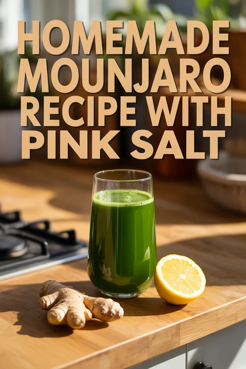 Homemade Mounjaro Recipe with Pink Salt