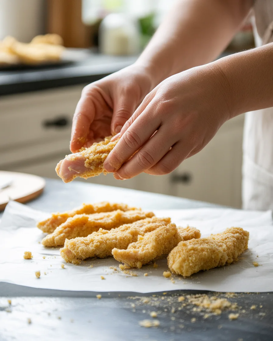 Crispy Parmesan Chicken Tenders