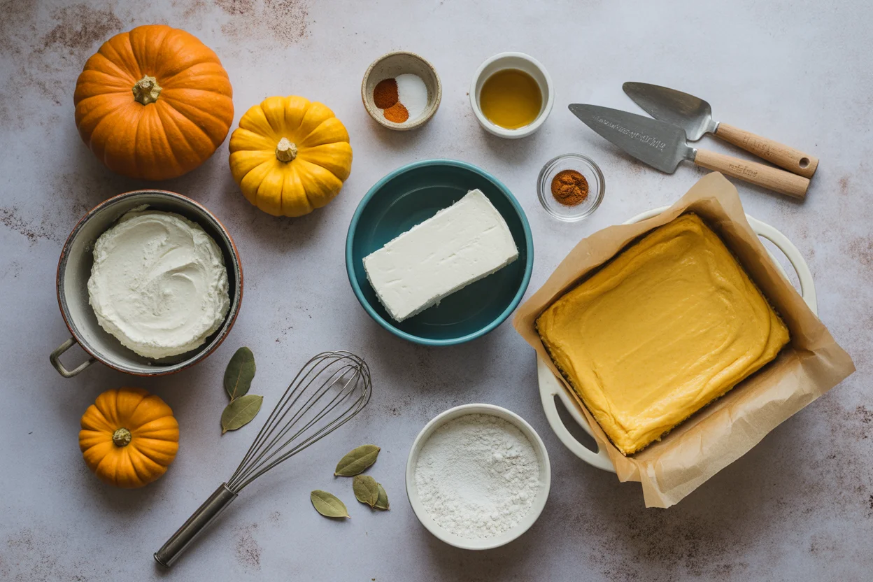 pumpkin cheesecake bars