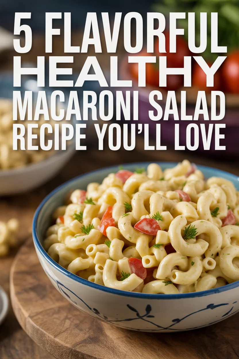 5 Flavorful Healthy Macaroni Salad Recipe Ideas You&rsquo;ll Love