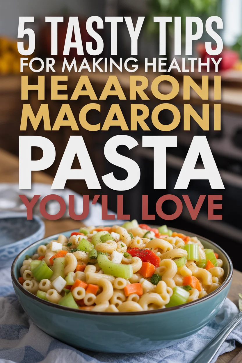 healthy macaroni pasta