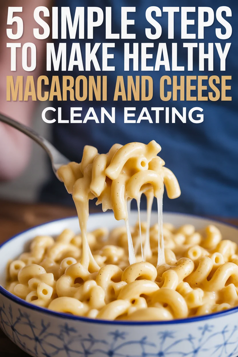 5 Simple Steps to Make Healthy Macaroni and Cheese Clean Eating