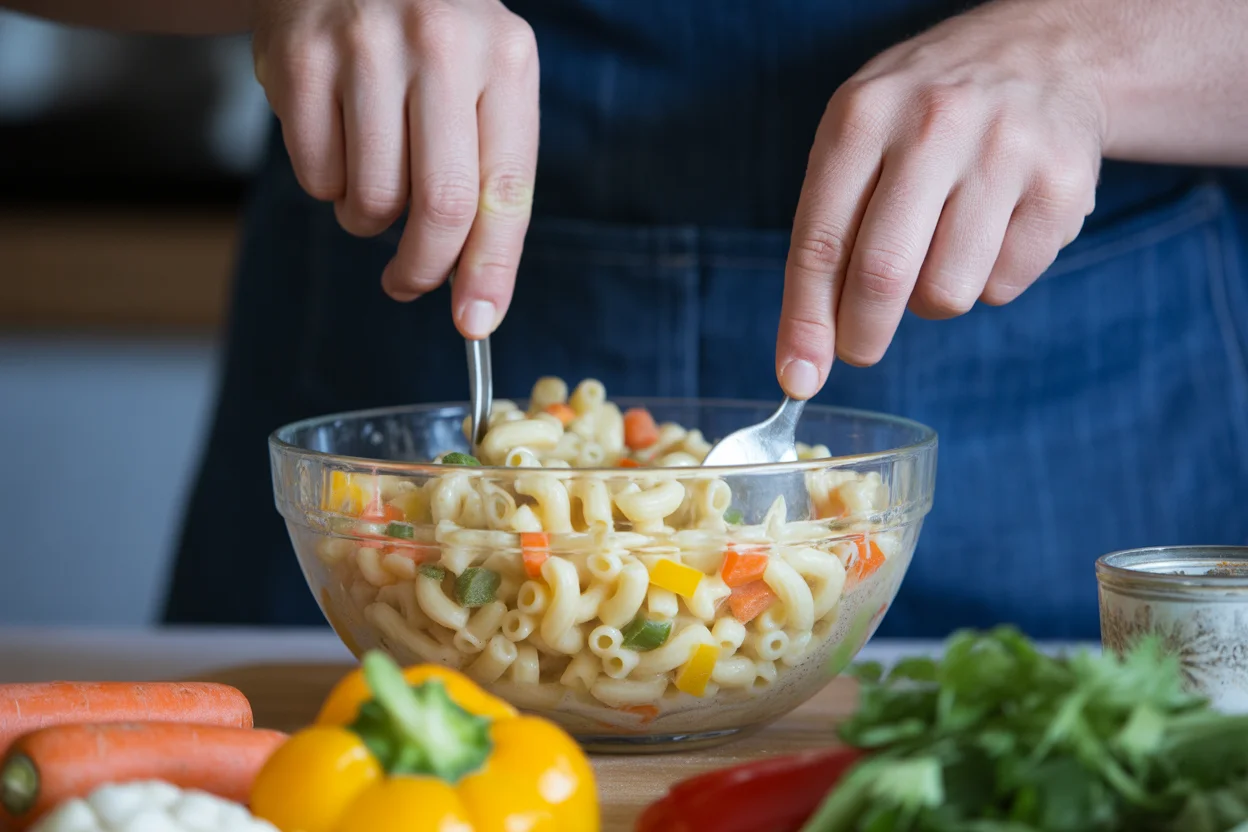 healthy macaroni salad greek yogurt