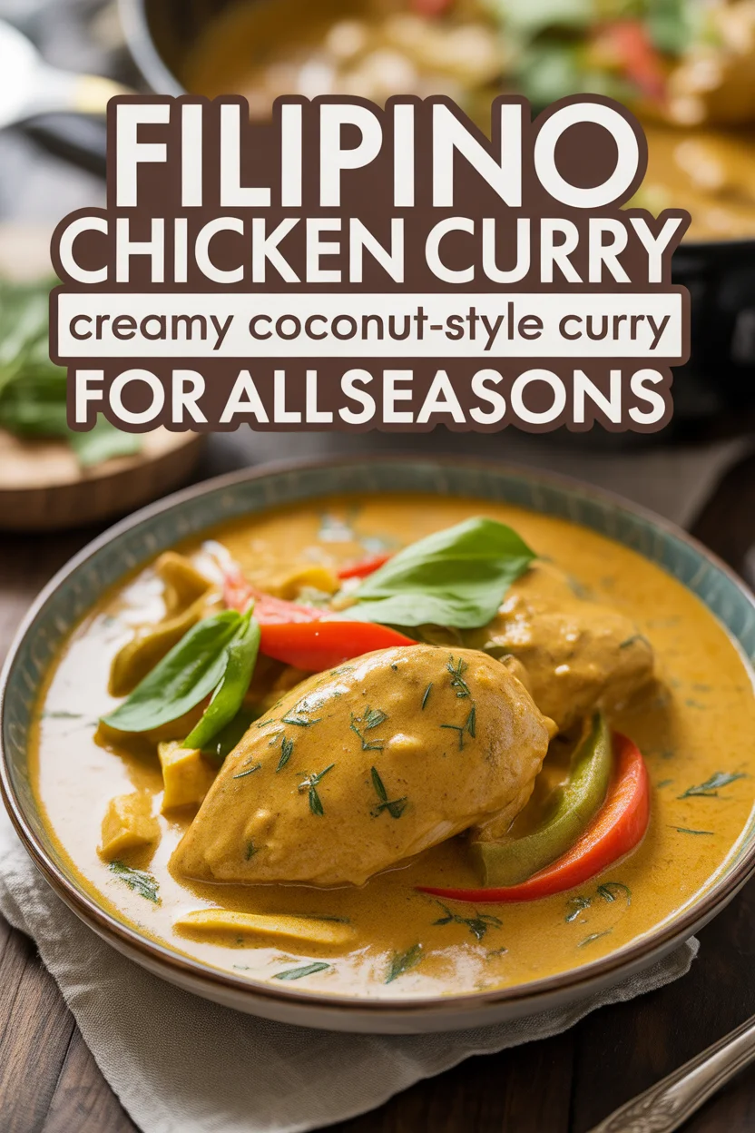 Filipino Chicken Curry — Creamy Coconut-Style Curry for All Seasons 5 Filipino Chicken Curry — Creamy Coconut-Style Curry for All Seasons